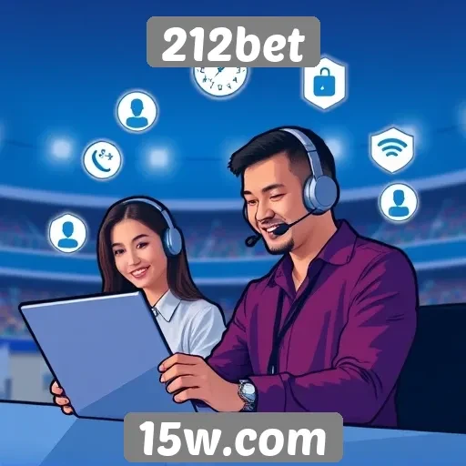 Apoio ao cliente e canais de comunicação no 212bet